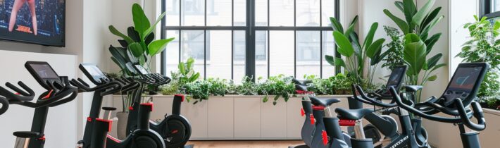 Peloton’s new NYC studio has tons of space for bikes, video production, and lounging