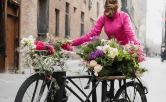 Petal by Pedal Service Delivers Fresh Flowers by Bicycle