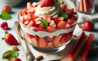 Strawberry Rhubarb Salad Recipe