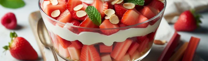 Strawberry Rhubarb Salad Recipe