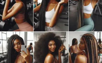 The Best Gym Hairstyles If You’re Working Out with Braids