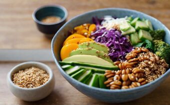 Buddha Bowl with Sesame Brittle