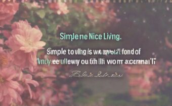 Simple Living Quotes