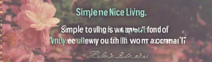 Simple Living Quotes
