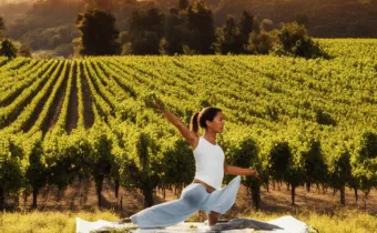 In Napa Valley, vinyasas in a vineyard (and Pilates, then pinots)