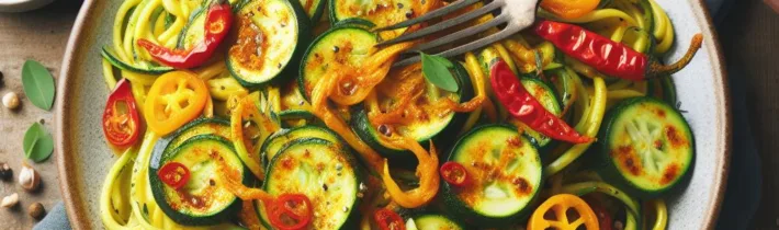 Recipe: Zucchini Noodles Get Golden with anti-inflammatory Turmeric and Chili Powder