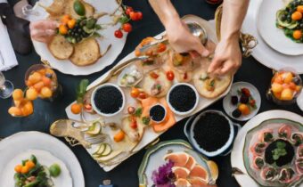 Throwing a Summer Dinner Party with Caviar on a Budget