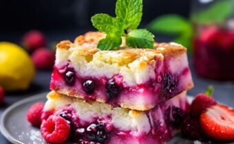 Berry Lemonade Cobbler Bars: A Refreshing Summer Dessert