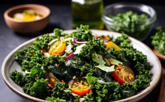Recipe: Flora’s Kickass Kale Salad with Udo’s Oil Omega Boost Dressing