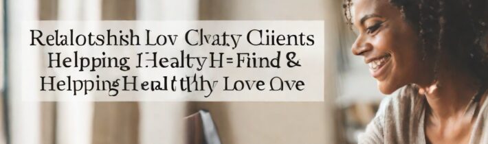Relationship Coaching: Helping Clients Find Healthy Love