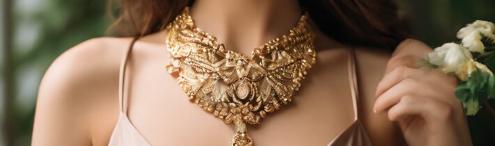 Add Elegance to Your Outfits with Ladies Gold Necklaces