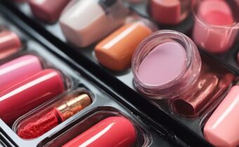 Clear Lipstick Caps for Efficient Makeup Organization