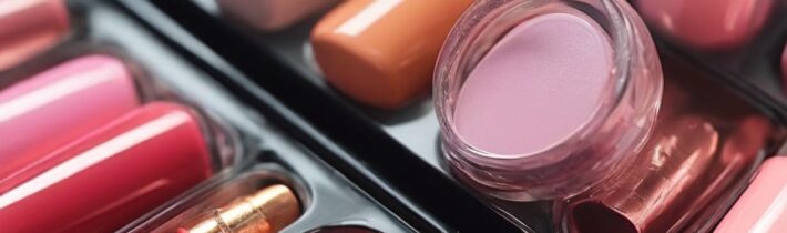 Clear Lipstick Caps for Efficient Makeup Organization