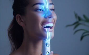 This tech-forward electric toothbrush personalizes your brushing