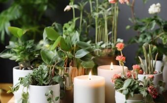 Upcycle Empty Candles into Chic Planters