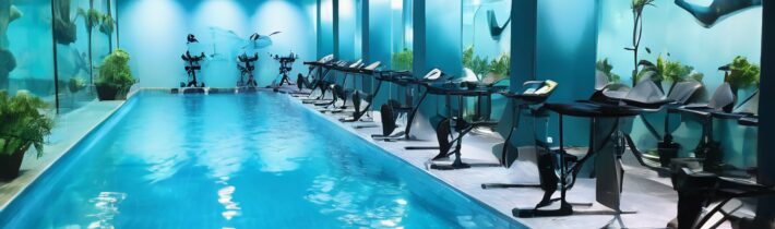 We tried Aqua Studio’s new aquacycling class—prepare to get very, very wet