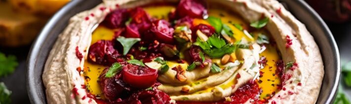 Elevate Your Hummus Game with This Roasted Beet Recipe