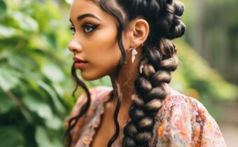 How to Style Trendy Bubble Braids