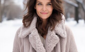 Katie Holmes’ Winter Fleece Style