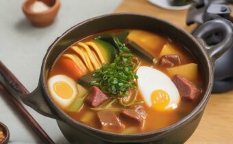 This hearty doenjang jjigae stew is packed with umami flavor