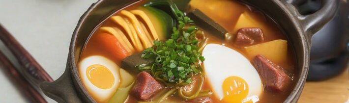 This hearty doenjang jjigae stew is packed with umami flavor