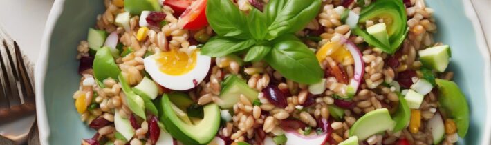 This Protein-Packed Grain Salad Clocks In Under 500 Calories Per Serving