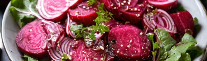Watermelon Radish and Beet Salad