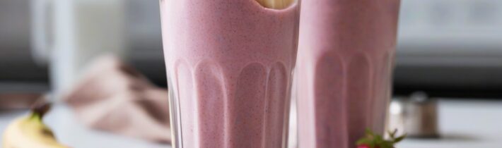 Banana Berry Smoothie for Breakfast