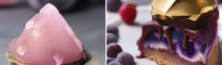 Geode-Inspired Desserts