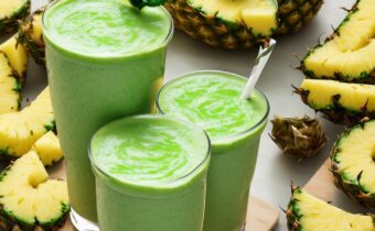Green Tea Pineapple Smoothie