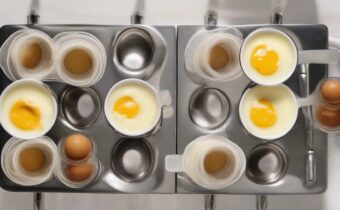 Steamed Eggs in Espresso Machine