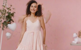 Styling Romantic Dresses with Sneakers