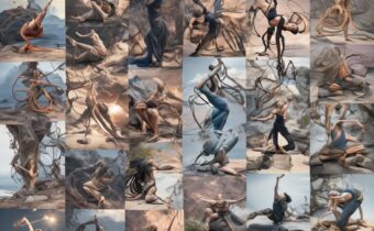 Thread the Needle Pose Guide