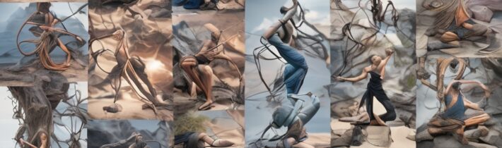 Thread the Needle Pose Guide