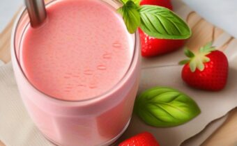 Refreshing Strawberry Basil Smoothie
