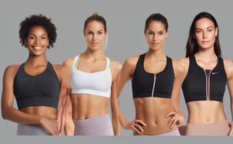 Top Zip-Front Sports Bras