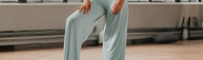 Wide-Leg Yoga Pants Trend