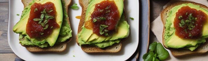 Avocado Toast with Tomato Jam: A Gourmet Twist on a Breakfast Favorite