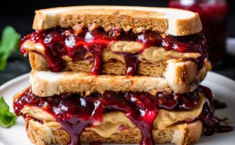 Perfect Healthy PB&J Sandwich
