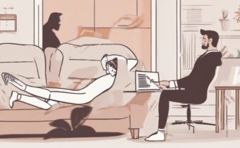 Prevent Back Pain While Working from Couch